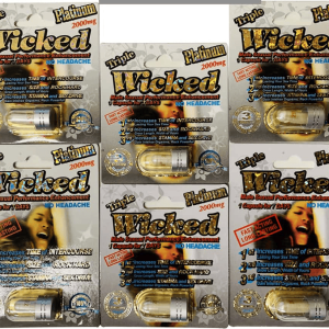 3ple @Wick_ed Platinum 2000 mg 6 Pack Deal